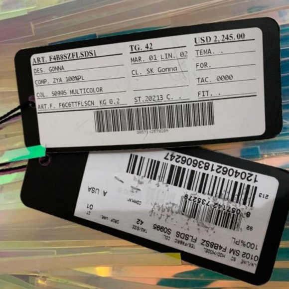 Dolce & Gabbana Holographic Tassel Mini Skirt - Picture 4 of 7